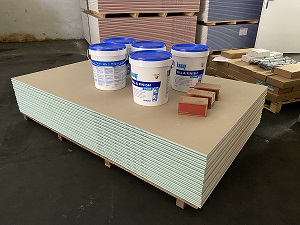 Összekészített rendelés, gipszkartonnal és knauf fill&finish-el